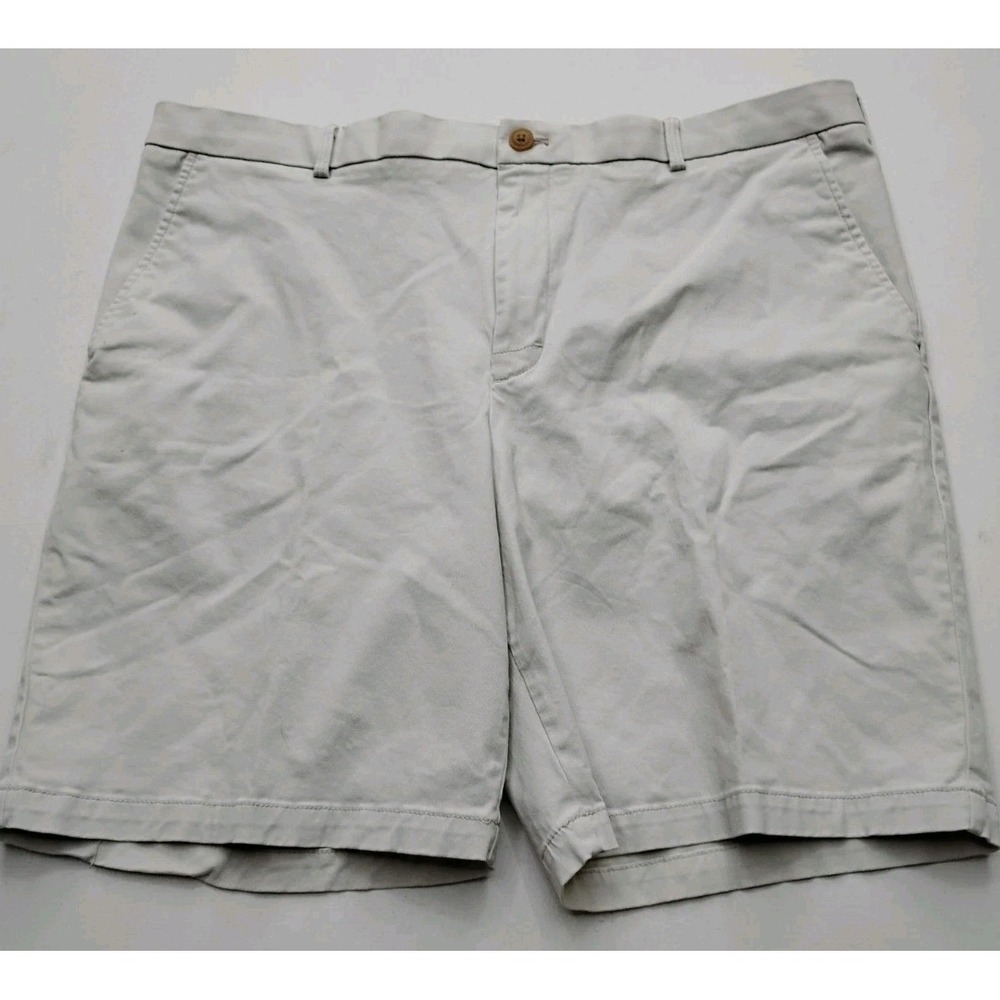 NWT Izod saltwater stretch gray flat front men's shorts size 40